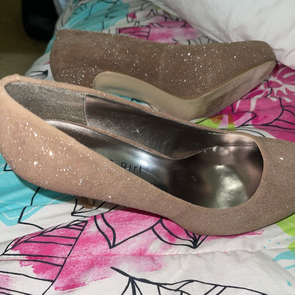 Sparkly madden girl heels